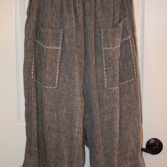 Magnolia Pearl Pants - Magnolia Pearl Bloomers Pants Linen
